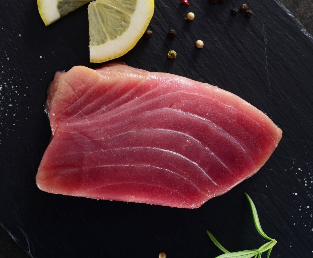 Application of CO in tuna meat